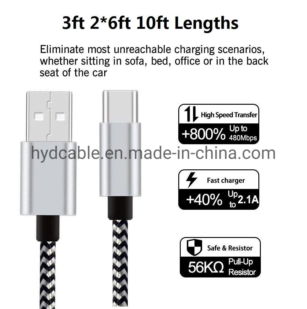 New Arrival 1m/2m/3m Cellphone Mini USB Data Cable for I Phone Round Mobile Phone Data Cable for I Phone Charger Cable