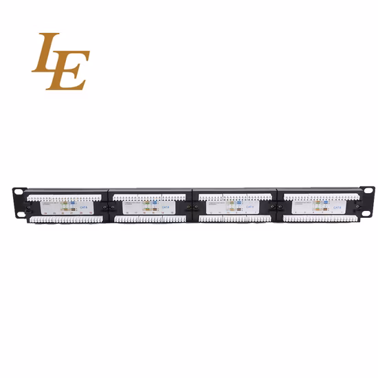 Le 1u UTP 12 Port Crs Patch Panel Cat5 Krone IDC Network Accessory
