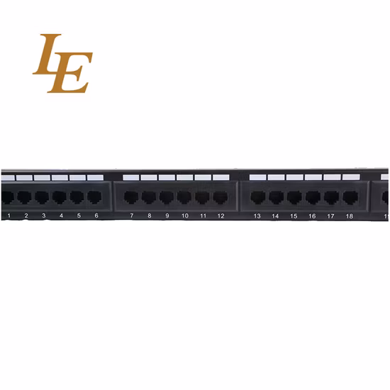 Le 1u UTP 12 Port Crs Patch Panel Cat5 Krone IDC Network Accessory