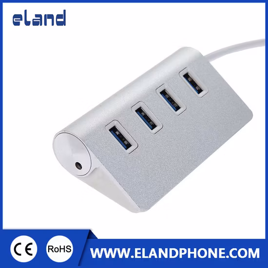 Uh3049 초고속 USB3.0 4포트 알루미늄 허브(고속 충전 포함)