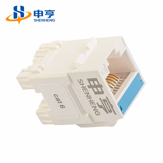 50u 90도 180도 컬러 도구 덜 UTP CAT6 키스톤 잭