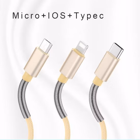 2021 L 모양 Paracord 및 애완 동물 이중 소매 기계식 키보드 코일 유형 C 미니 USB 마이크로 USB 케이블(Gx16 Aviator 포함)