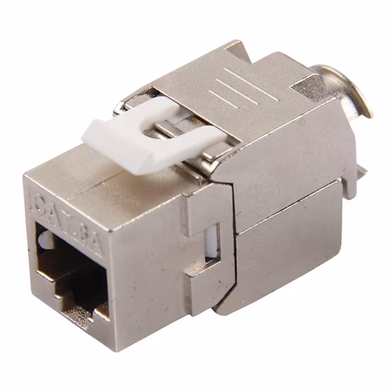 고품질 STP 차폐 툴리스 RJ45 Cat7/CAT6A AMP 키스톤 잭
