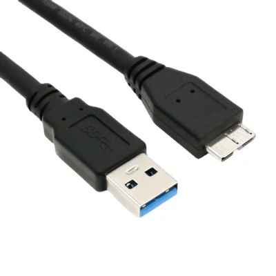 고품질 데이터 USB 케이블 USB 3.0 HDD 마이크로 충전기 케이블 용 마이크로 B 남성 케이블에 남성